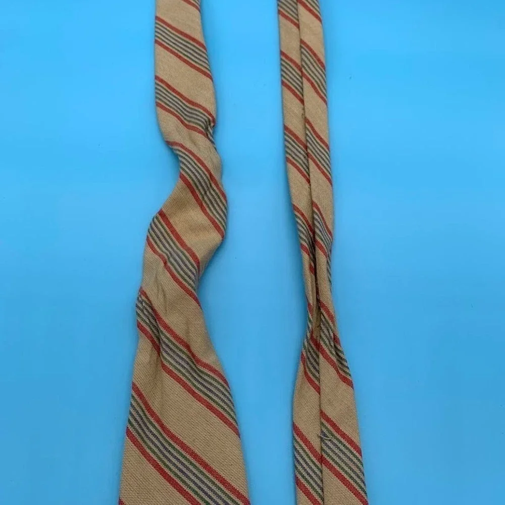 Vintage Polo by Ralph Lauren Striped Pony Logo Preppy Men's Classic Neck Tie